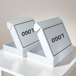 Custom Design Mailer Box White Folding Airplane Gift Paper Packaging Box For