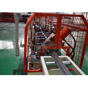 Gauge 25 Furring Channel Stud And Track Roll Forming Machine 12 Rollers
