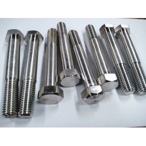 Hastelloy C276 Hex Head Bolt With Full Thread Partial Thread DIN 933 / DIN 931