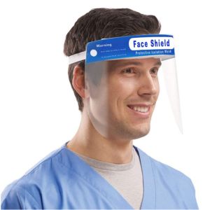 China Anti Pollution Safety Face Shield Non Toxic Latex Free 0.25mm Thickness on sale