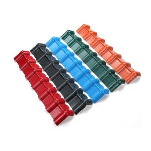 Heat Insulation ASA Synthetic Resin Tile Accessories Eave Drip Tile For Parking