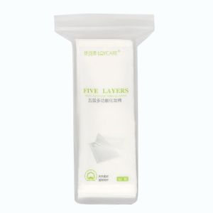 Softness Lint Free Cotton Wipes skin care Five Layer for Dental / Clinic Using