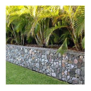 Punching Processed Galvanized Welded Mesh Gabion Basket for Retaining Wall