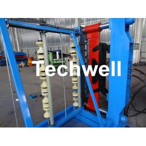 Vertical Hydraulic Roof Panel Roll Forming Machine for Curving Color Coating