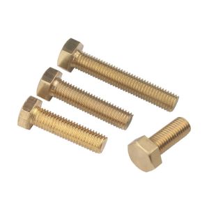 Grade 4.8 DIN standard brass connector bolt nut electrical with and standard