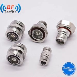 DC-4GHz N Male Plug Straight Clamp RF Connectors for 1/2 Cable Pim -155dbc LJQ