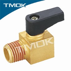 Forged Chromed Plated 1/4" Threaded Brass Ball Valve Mini