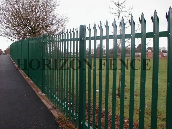 Steel Palisade High Security Fence Systems For Industrial And Commercial