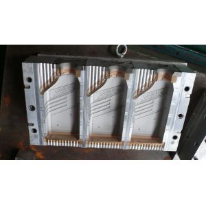 1L lubrication oil container automatic blow moulding machine / bottle blowing