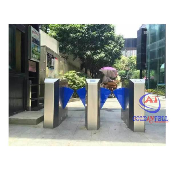 Servo Motor Flap Turnstile Safety Face Terminal Recognition Bar Code Ticket In