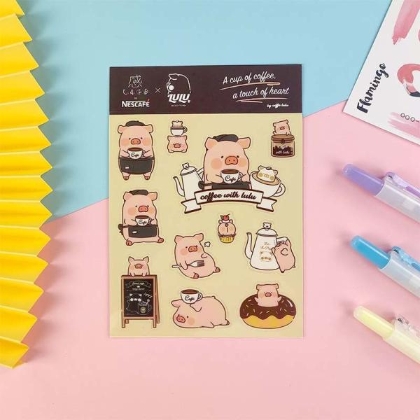 Quality Customization Of Food Labels Transparent Vinyl Cartoon Stickers Waterproof And Tear Resistant wholesale