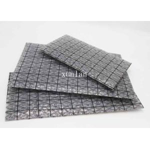 Flat Open Black Conductive Grid Bag 6 * 9 Inch For Packaging Mother Boards