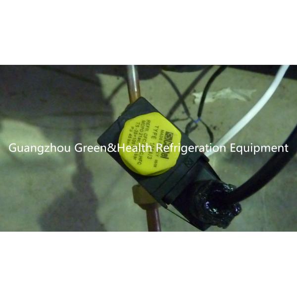 Red / Yellow Electric Combine Freezer Cabinet 4 doors Energy Saving