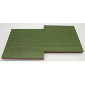 4/4/1mm Laminated Wall Perforated MDF Panel Acoustic Sound Absorbing Ceiling