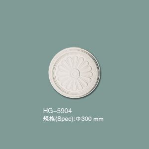 Cheap Polyurethane Ceiling Medallion PU Ceiling Tile HG-5904 for sale