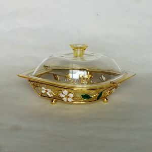 Iron base plate date palm bowl（5）