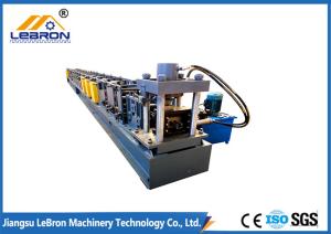 Cheap Gray color PLC Control Automatic Storage Rack Roll Forming Machine Durable quality Long Time Service Time made in china for sale