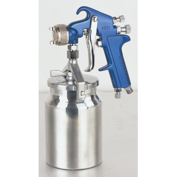 PRO Suction Feed Type High Pressure Paint Gun 1000ml Aluminum Cup S.S Nozzle 1/4"3/8"inlet