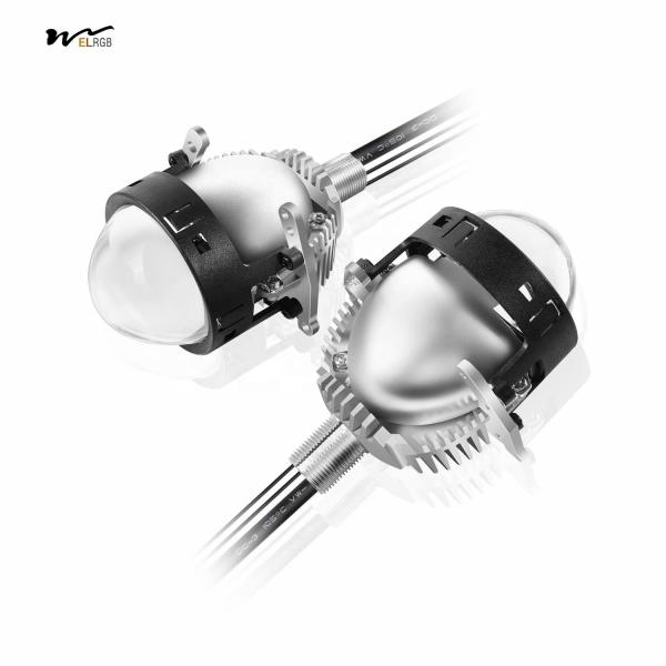 Quality Car Modification Kit Dual LED Projection Lens Headlights for High/Low Beam Function wholesale