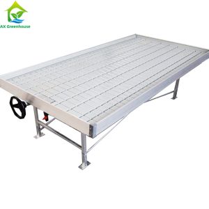 ABS Panel Hydroponic Seedling Greenhouse Rolling Benches 1.22m/4ft Width