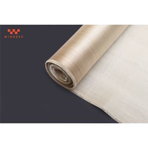 China BS476 Satin Weave Fiberglass Cloth 0.8mm For Welding Blankets on sale