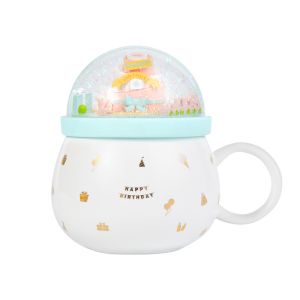 Ready To Ship In Stock Modern Personality 3D Ceramic Drinking Mugs In Display