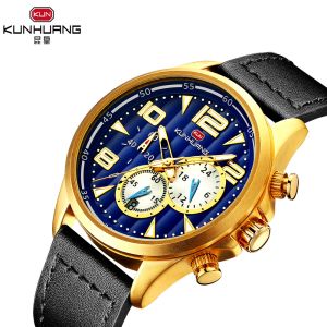 Scratch Resistant 3 ATM Chronograph Quartz Wristwatches