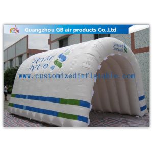 Customizable White Inflatable Portable Spray Booth Tent Quadruple Sewing With