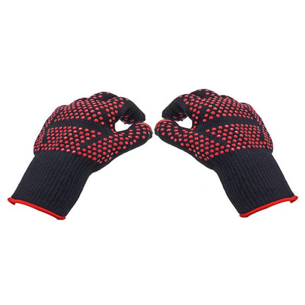 Quality 932 °F Heat Resistant BBQ Gloves Aramid Fiber Material For Protecting Hands wholesale