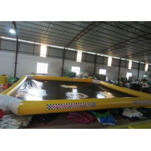 Waterproof Large Inflatable Lounge Pool , Backyard Inflatable Pool 10 X 8m