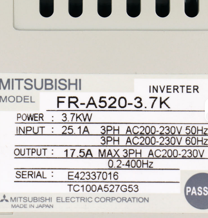 New and Original 1 Year Warranty FR-A520-3.7K Mitsubishi FRA5203.7K PRICE VFD