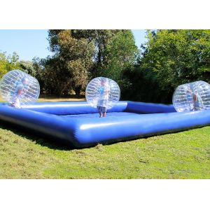 Custom Outdoor Inflatable Toys Funny Blow Up Body Bumper Balls Arena With Pool