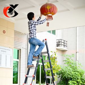 Multi Position Telescoping Aluminium Alloy Ladder 150KG Capacity