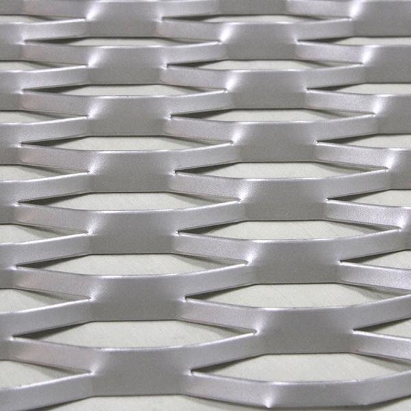 Hexagon Aluminum Expanded Metal Grill Grates Aluminium Curtain Walls Design