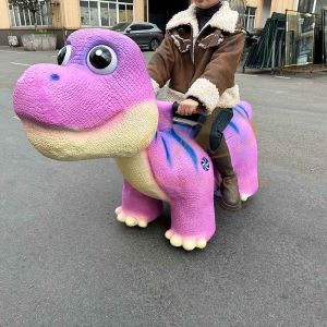 Customizable Motorized Ride On Dinosaur For Amusement Parks 100kg Capacity