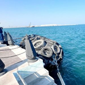 -40 Deg C To 80 Deg C Pneumatic Fender 80kPa With Pallet Packing