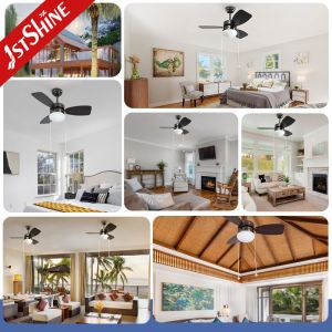 Support Dimmer 30-inch Ceiling Fan with 3 MDF Blades and Pull Chain Light by