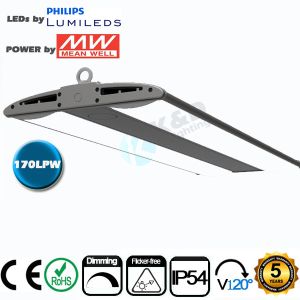 Meanwell Power Supply Linear LED High Bay With Long Lifespan 5 Years Warranty