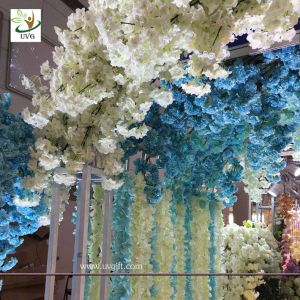 UVG silk flower arrangement in artificial blossom tree branches wedding