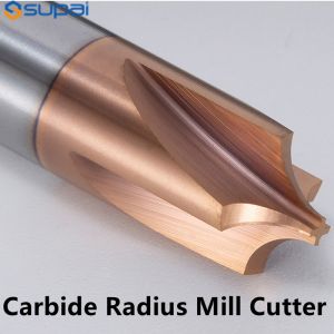 4 Flute Inner Radius End Mill For Steel Cutter V Grove Router 60 90 120 Degree