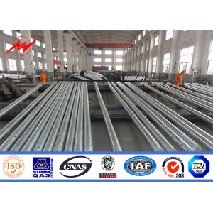 1mm - 30mm Thickness Electrical Steel Utility Pole For Power Distribution Line