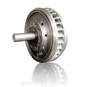 Polished Hydro Turbine Runner Custom Blades Adjustable Blade Type Open or Closed