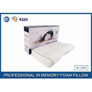 High Concave Side Sleeper Memory Foam Pillow with Jacquard Tencel Pillow case ,