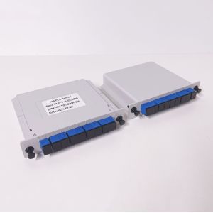 Single Mode SM G657A 1x8 1:8 Fiber Optical Splitter SC UPC LGX PLC Splitter