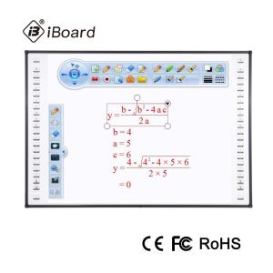 82-120 Inch CE Certificate 4:3 16:9 16:10 Black Infrared Interactive Whiteboard