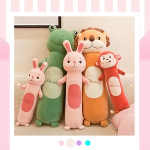 Cylinder Shape Plush Toy Pillow Animal Appearance Eco Friendly 55 - 110CM