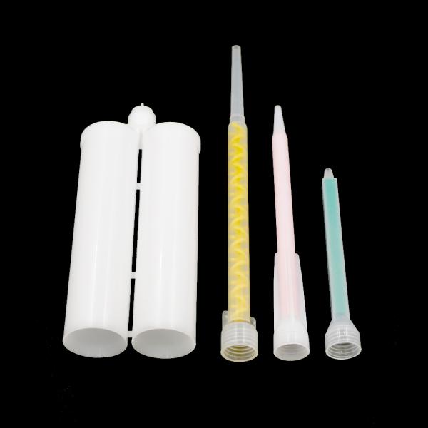 Plastic Static Mixer Double Epoxy Gun Square Nozzle for 400ml/ 600ml 1:1 Manual Ink Cartridges