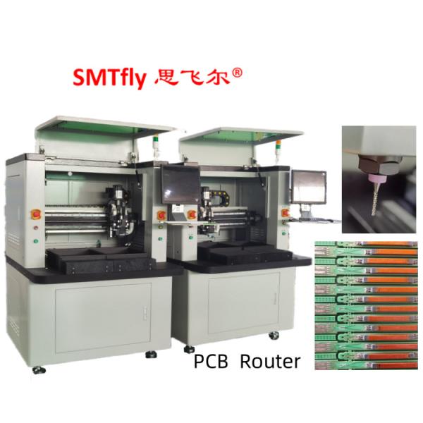 Quality 0.1mm Cutting Precision PCB Router Machine with Left Hand 0.8-2.5mm Routing wholesale