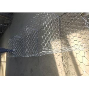 Metal Galvanized Gabion Basket Gabion Mesh Roll High Tensile Strength