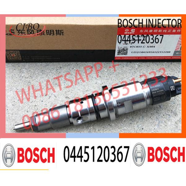 Quality QSB4.5 QSB6.7 Excavator fuel injector 0445120367 5283840 DLLA127P2402 F00RJ02472 wholesale